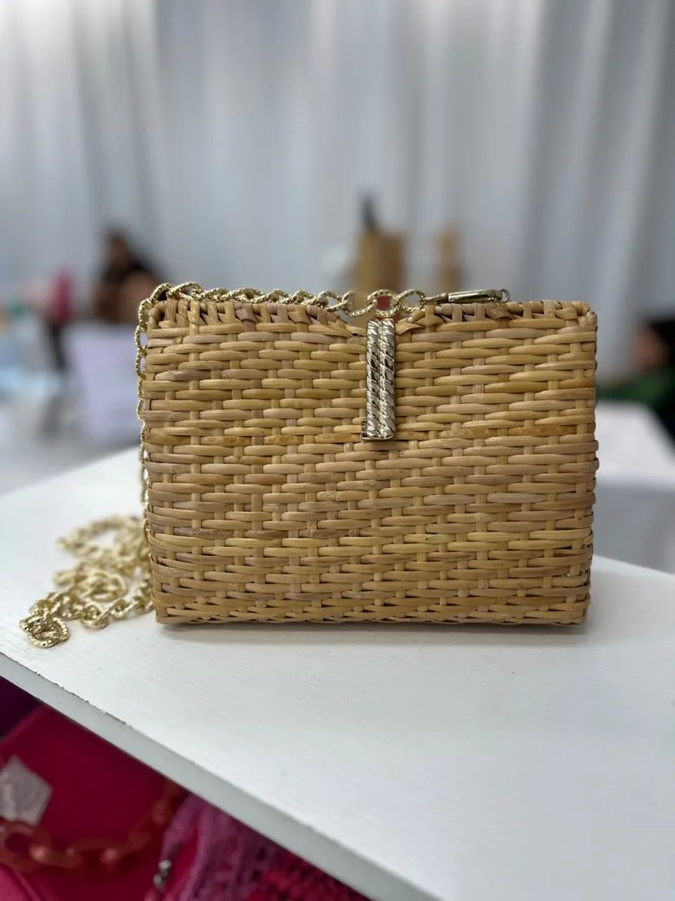 Bolsa palha Zara 