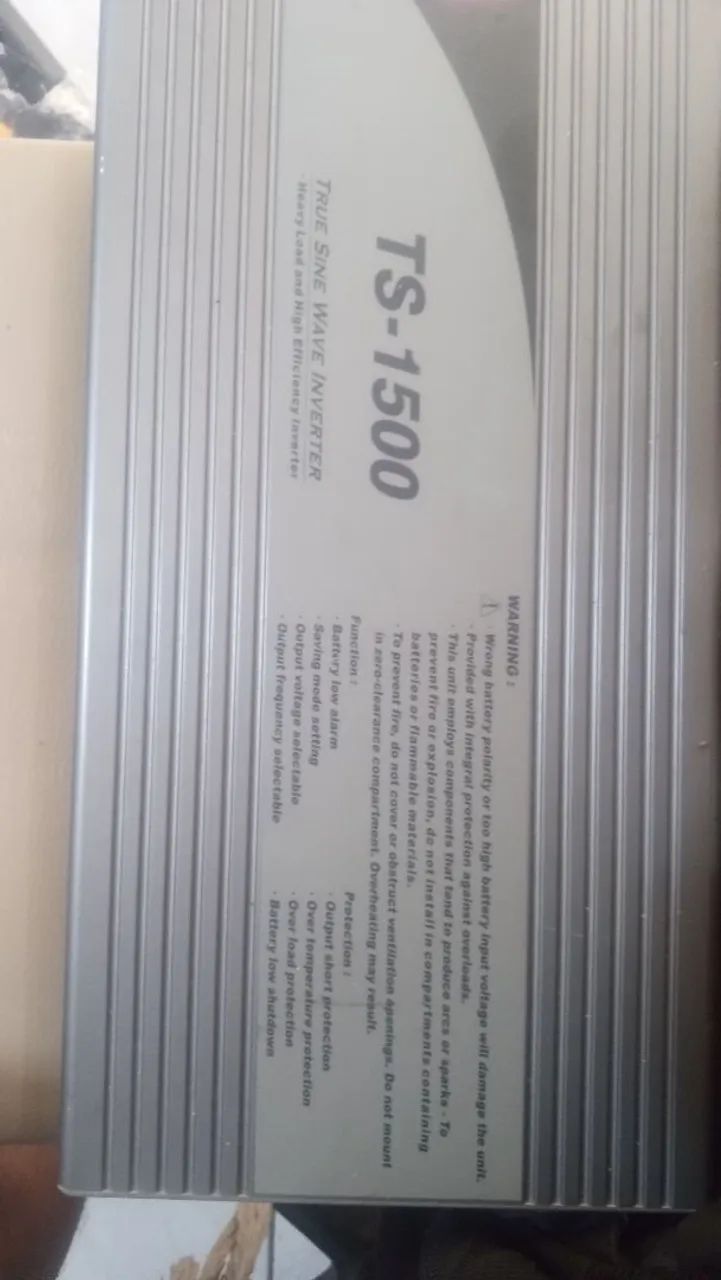 For sale: 24V to 127V power inverter
