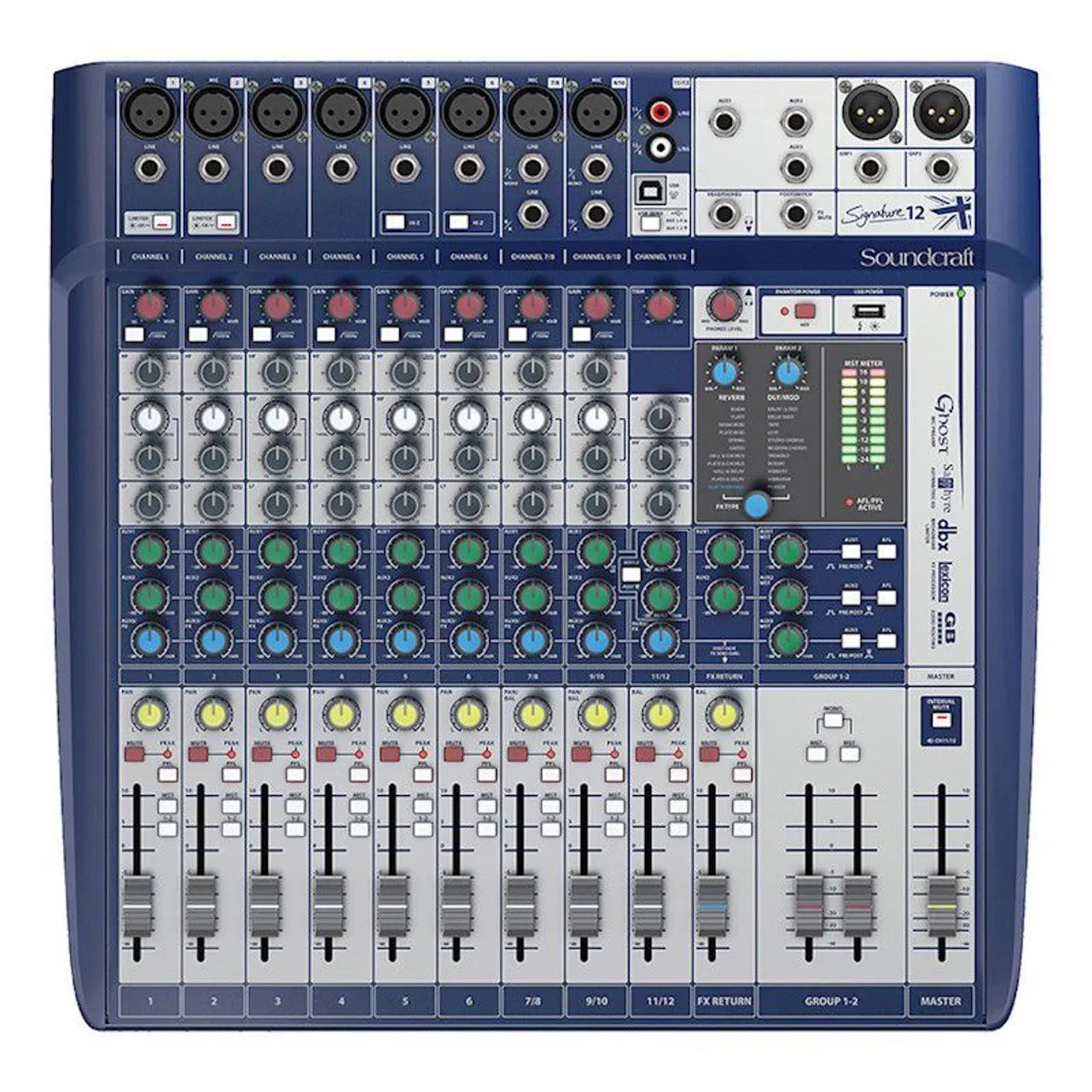 Mesa de Som Soundcraft Signature 12 com Case rigido - Foto 2