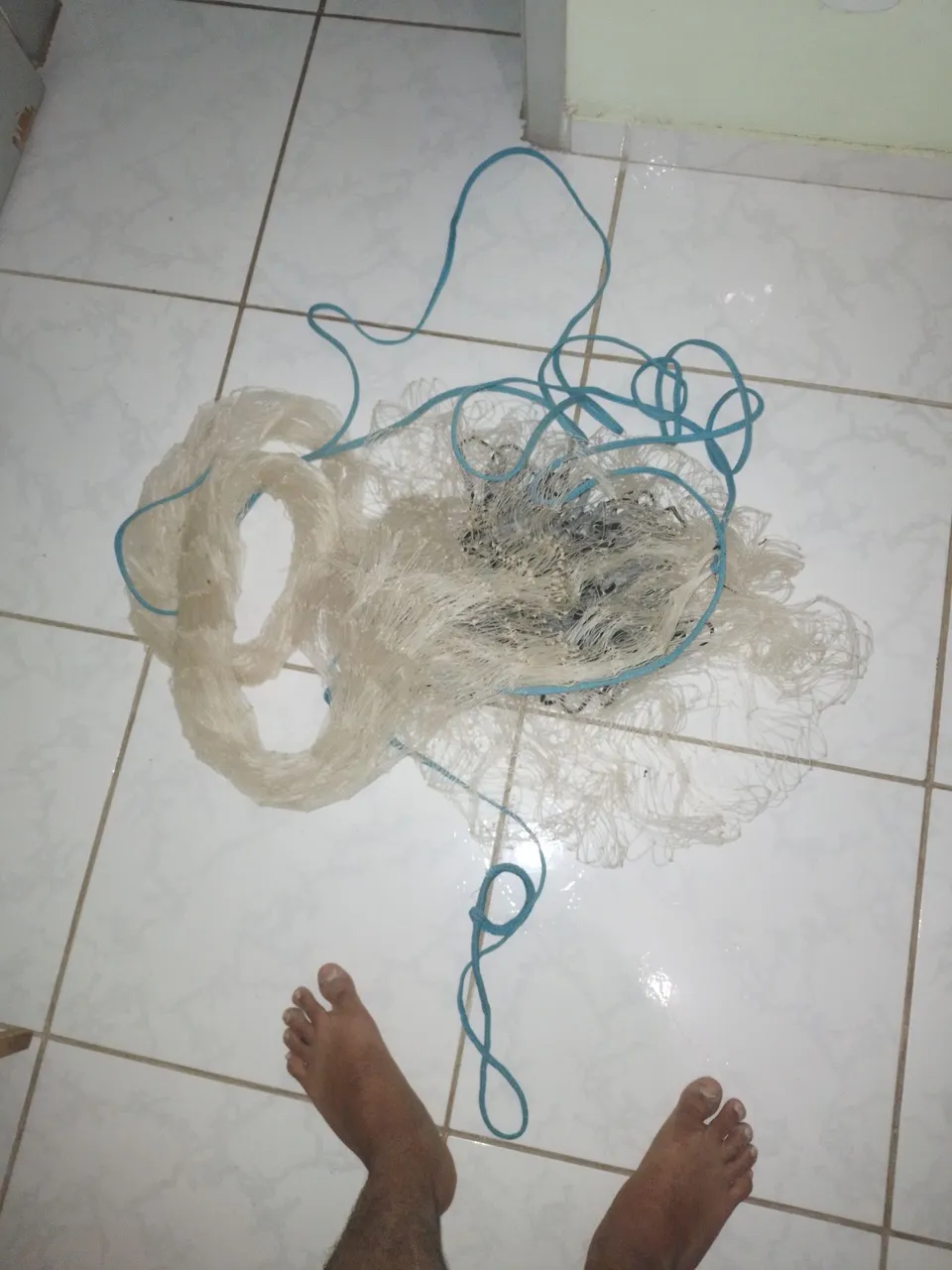 Tarafa artesanal 3 metros de altura fiu 0.50 malha 4 dedos