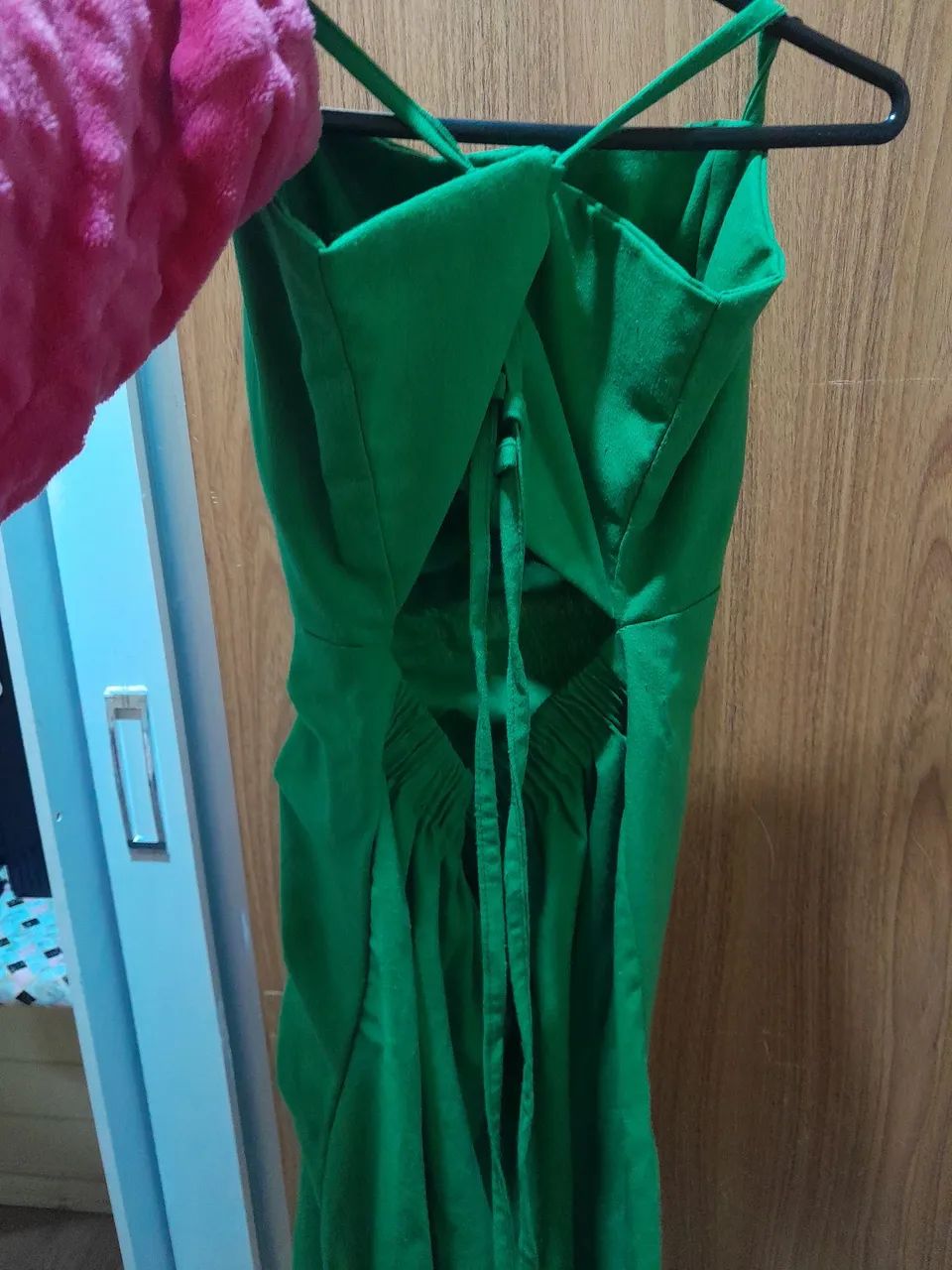 Vestido verde elegante formal - Foto 5