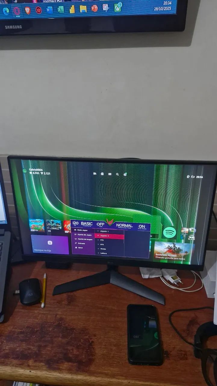 Monitor Gamer LG Ultragear 24 polegadas IPS Full HD 144hz 1ms - Foto 2