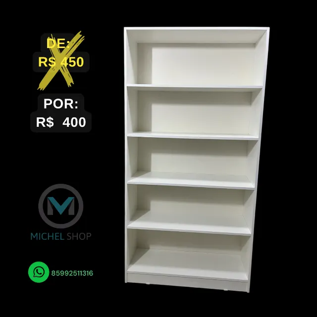 estante expositor prateleira MDF ?(92x1.82) Novo R$ 400