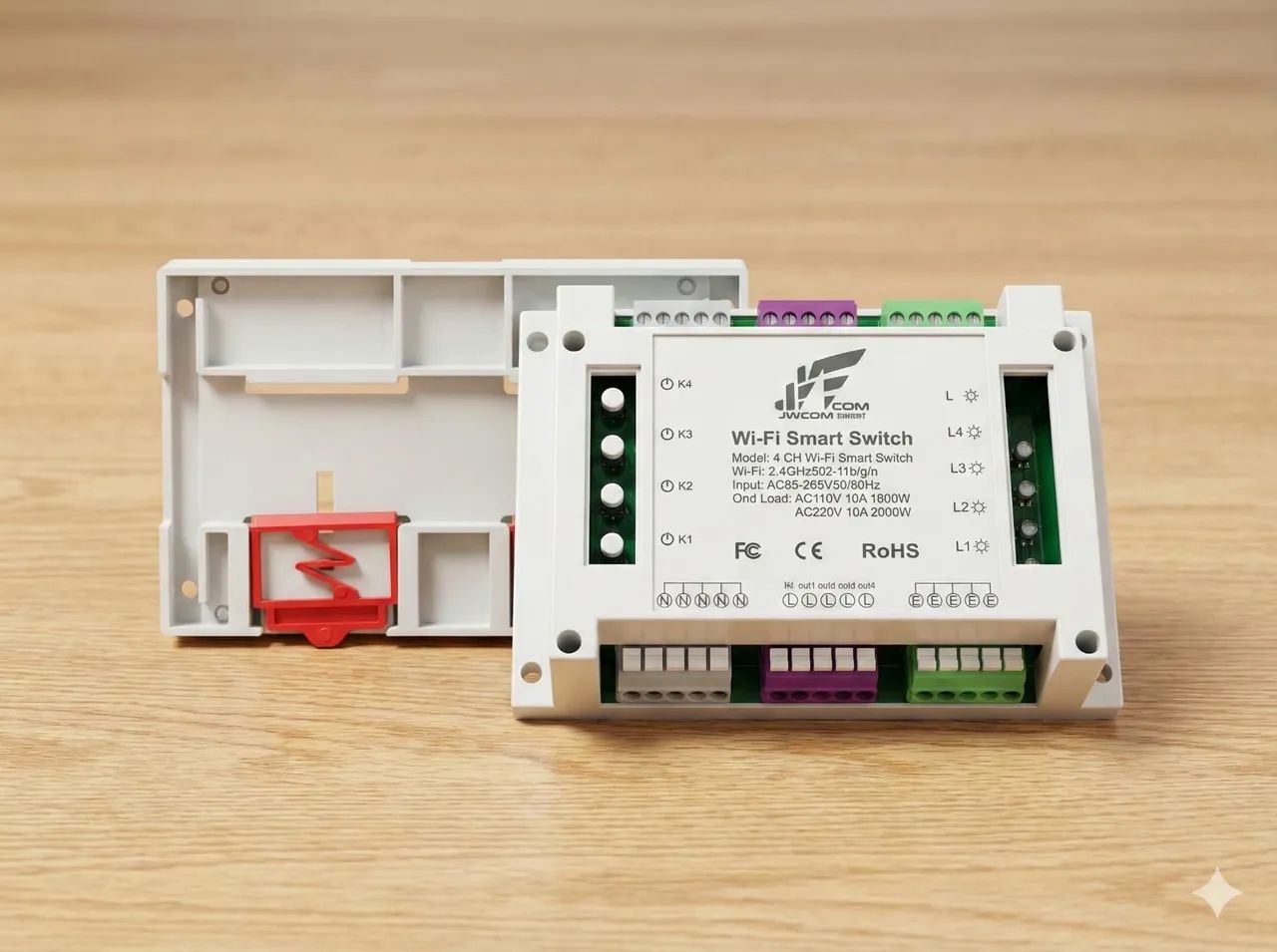 Interruptor JWCOM wifi 4 CH Pro igual Sonoff Rev 2 - Foto 4