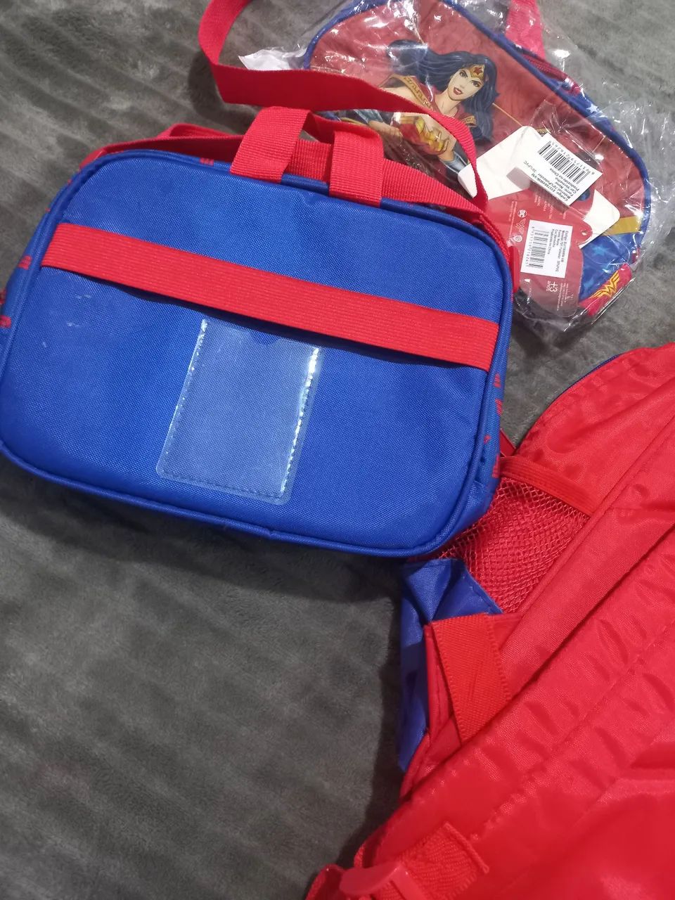 Kit mochila mulher maravilha  - Foto 2