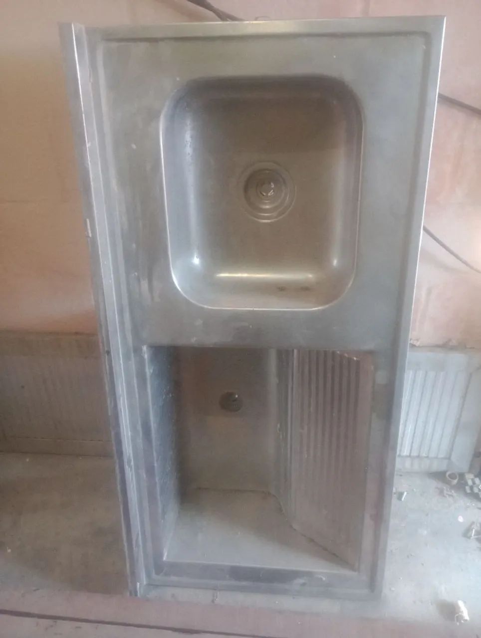 Lavanderia de aço inox 