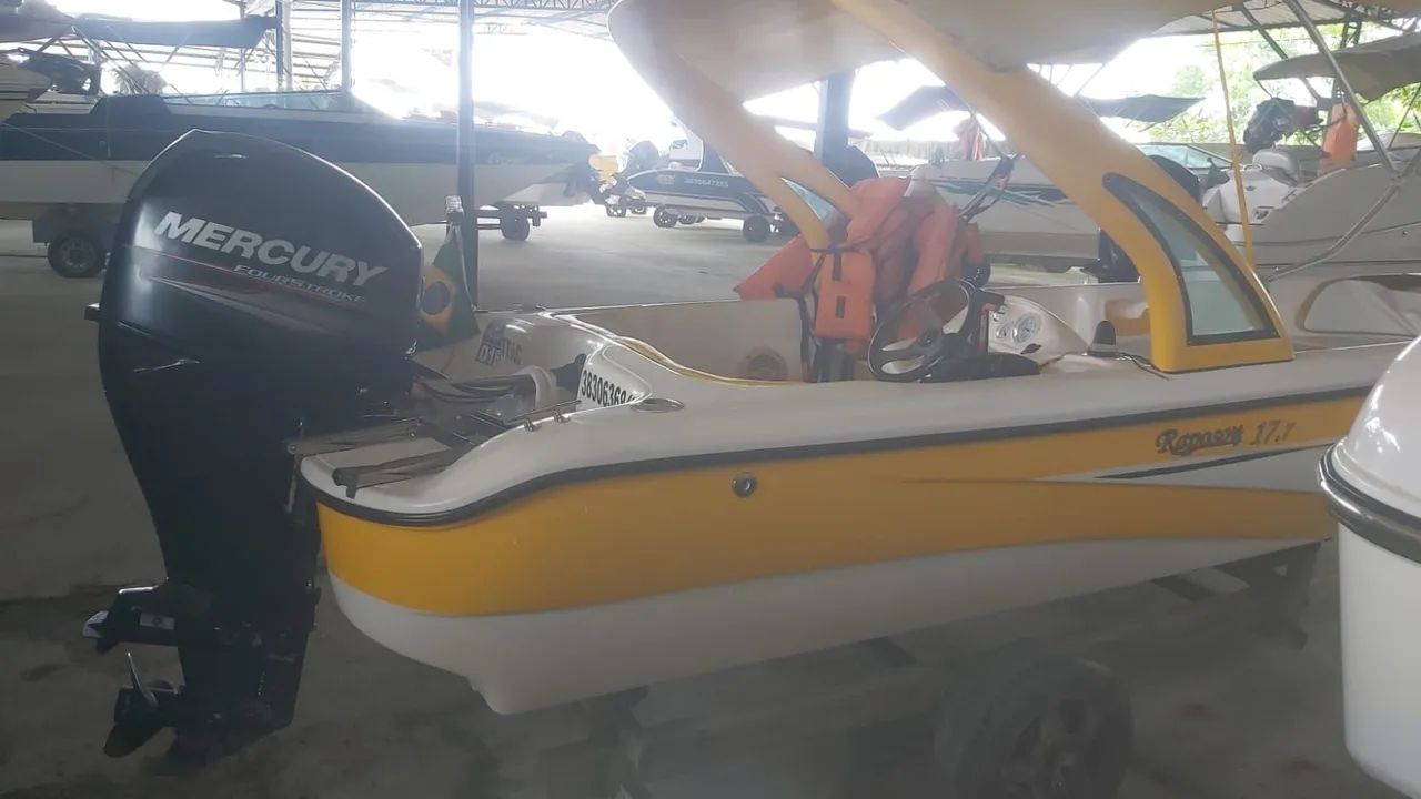 Lancha Mercury 60 HP - Impecável! - Foto 3