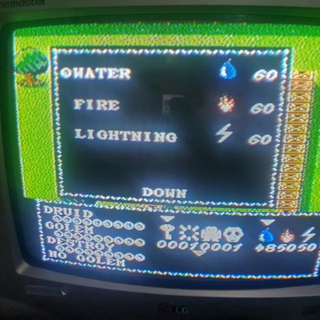 Druid completo para disk system (o Zelda da JALECO) - Foto 4