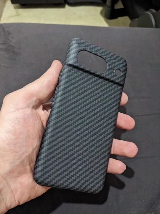 Capa google pixel 8 tipo fibra de carbono nova!