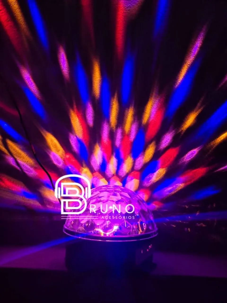 Bola maluca, Globo de festa led, Bluetooth  - Foto 4