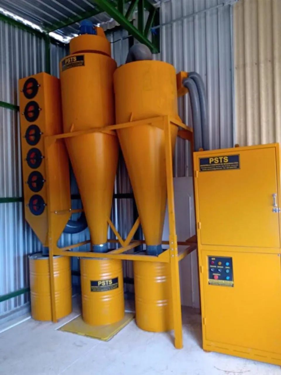 Máquina para soprar filtro de ar 