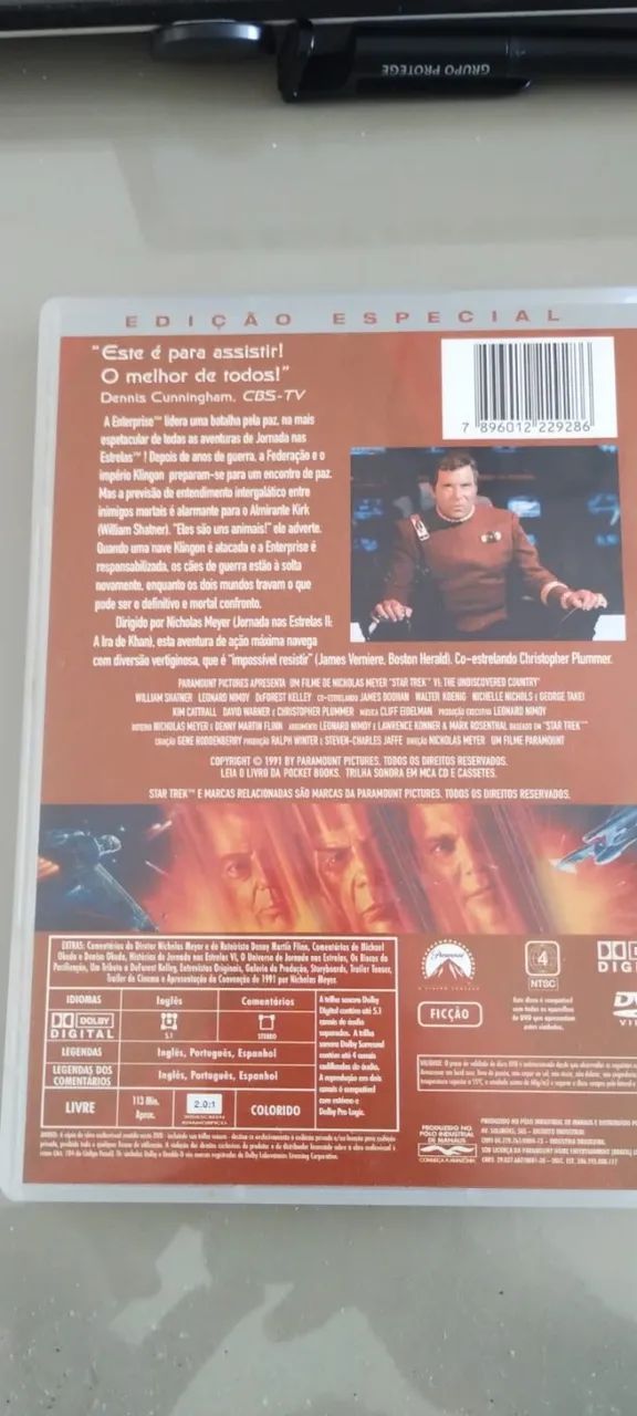 DVD ?Jornada nas Estrelas VI - A Terra Desconhecida? - Foto 2