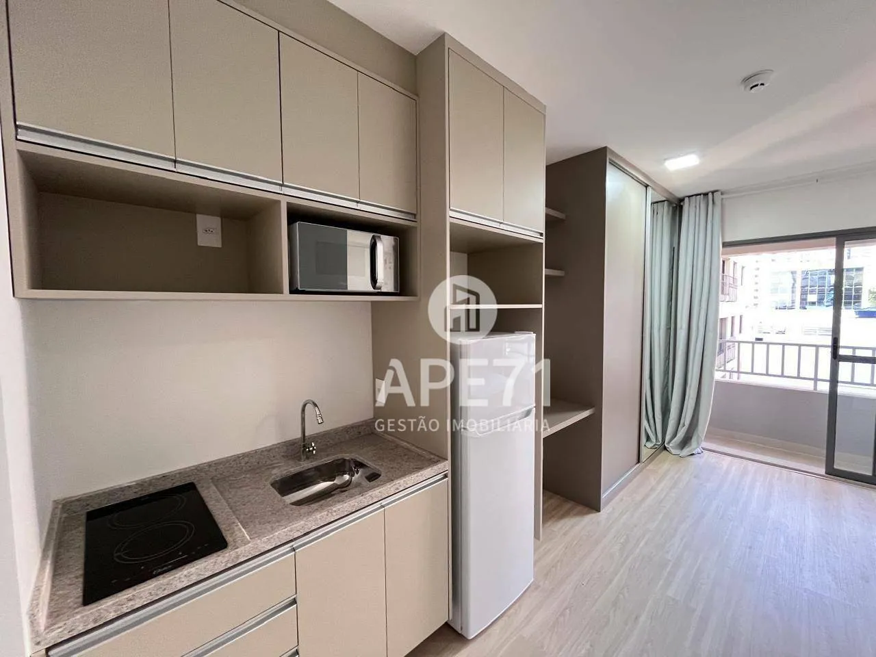 Studio com 1 dormitório para alugar, 29 m² por R$ 3.374,00 - Brooklin - São Paulo/SP