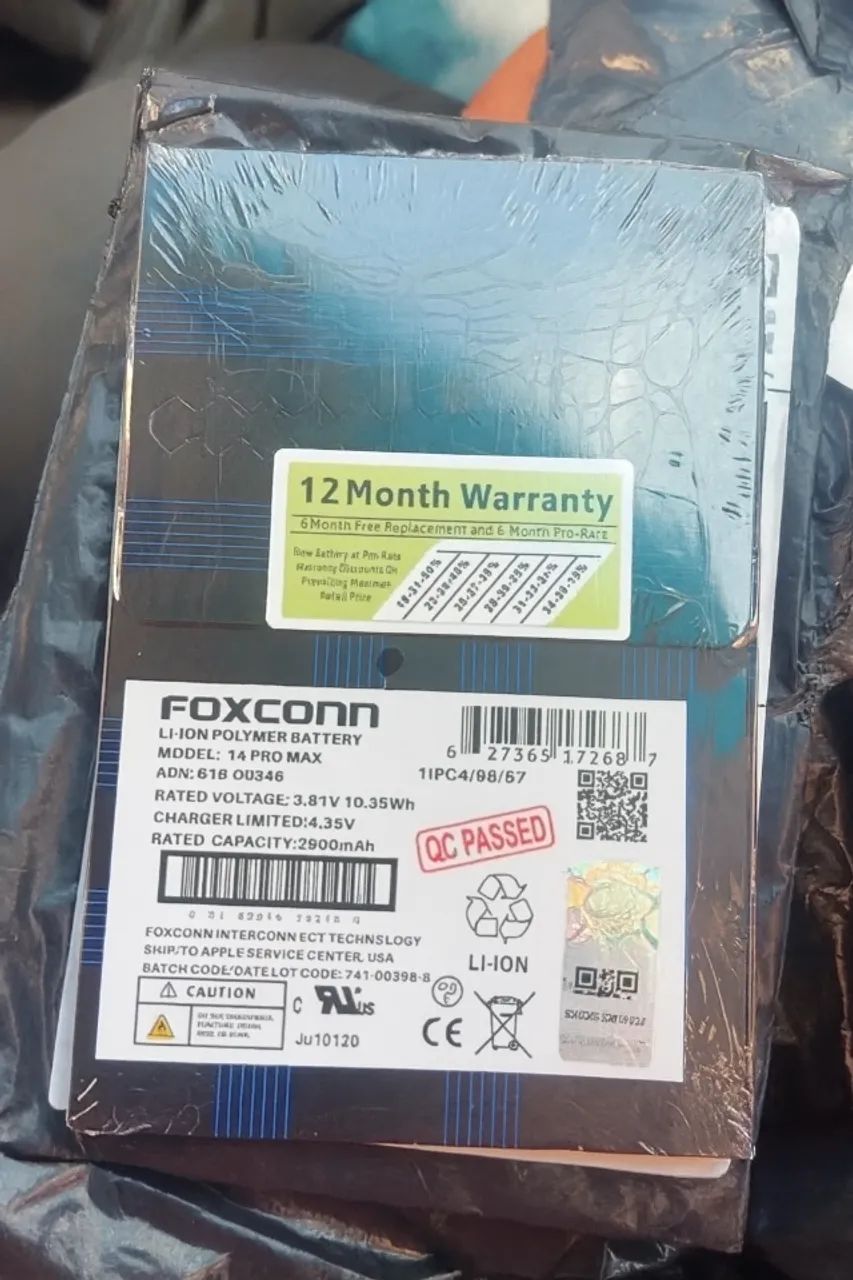 Bateria Foxconn iPhone 14 Pro Max