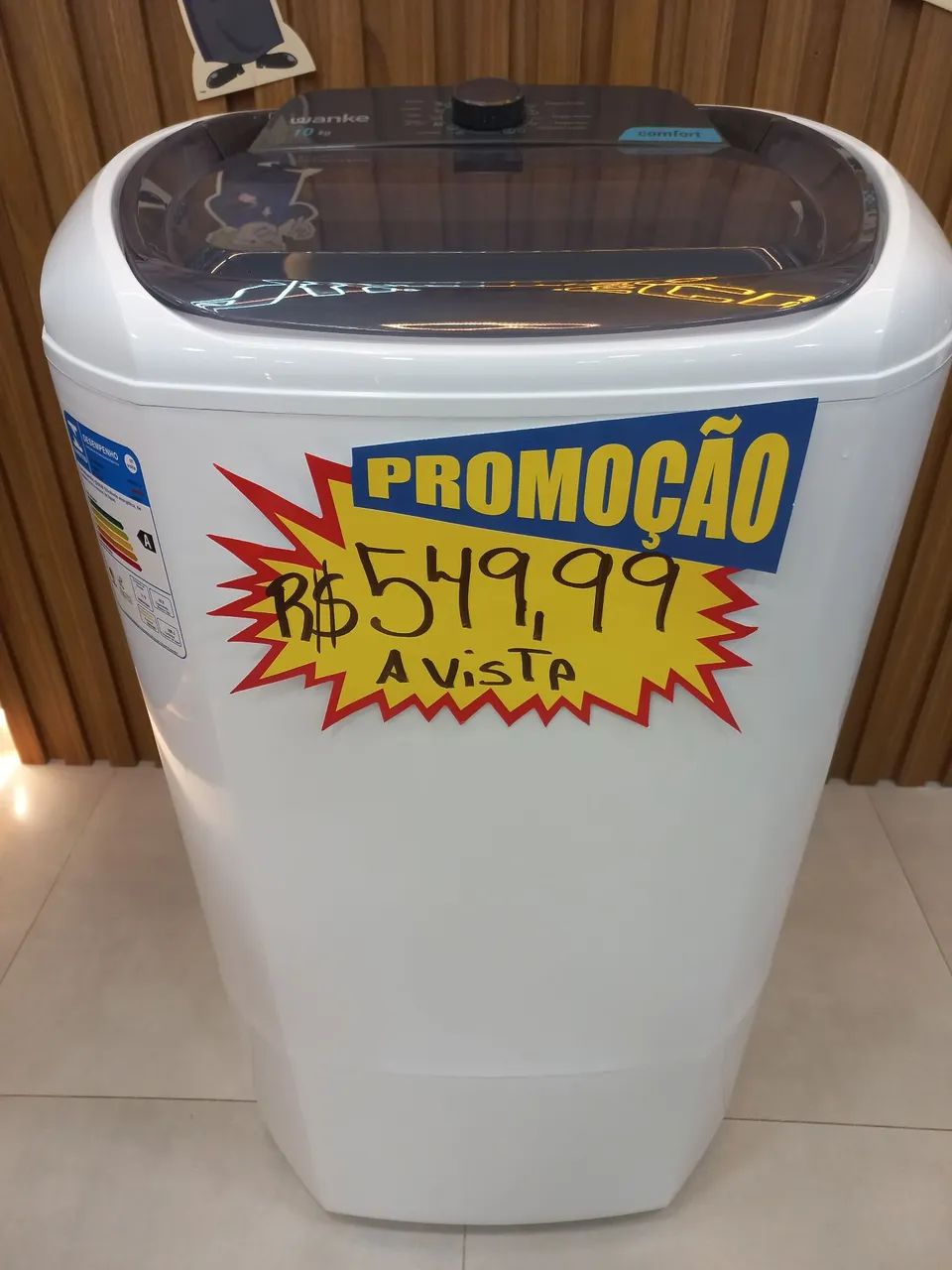 Máquina de Lavar Wanke 10kg - Promoção à vista!