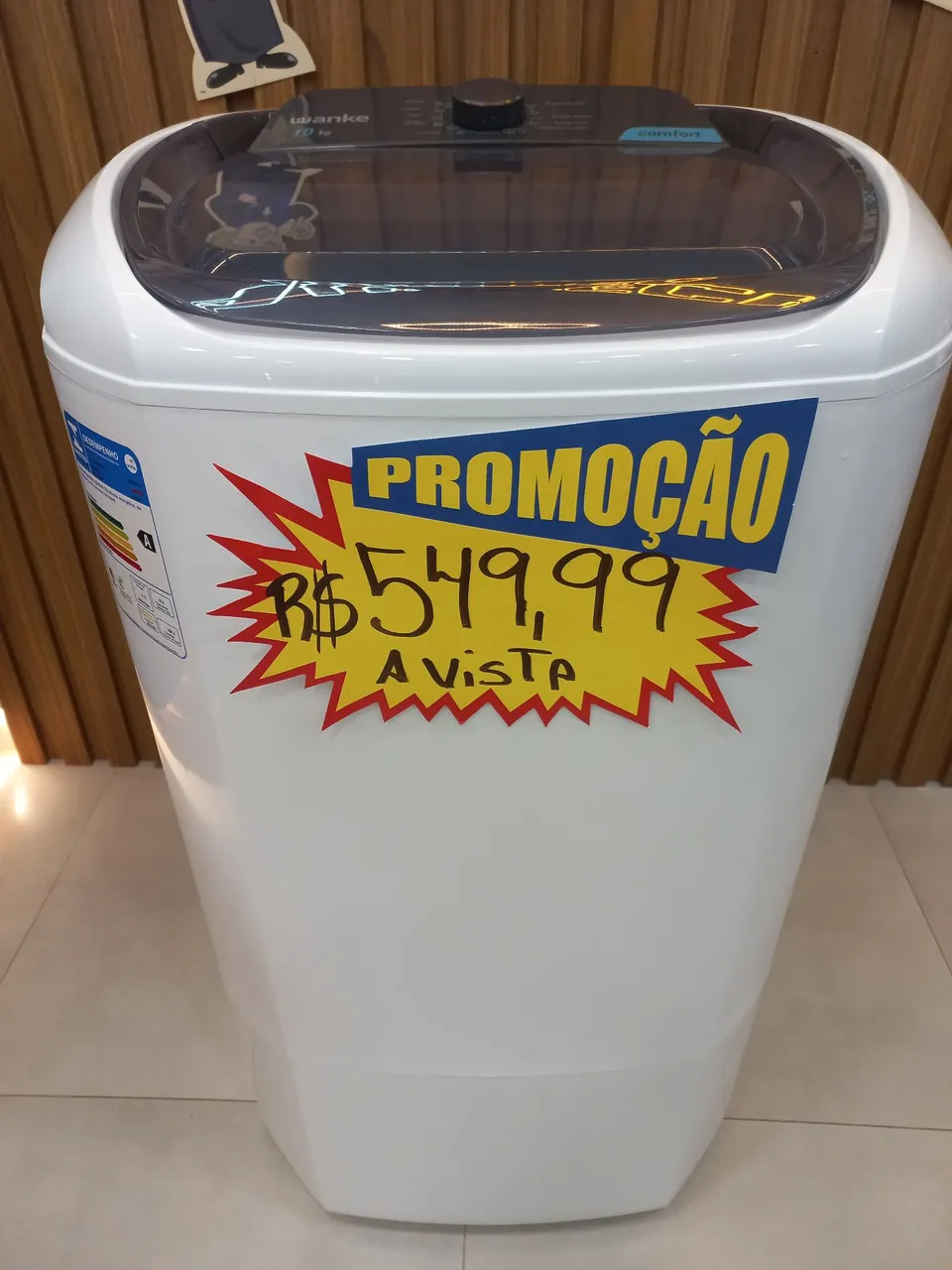 Máquina de Lavar Wanke 10kg - Promoção à vista!