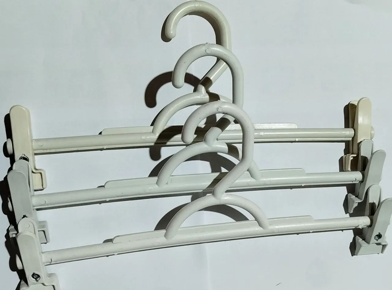 Cruzetas com prendedor branco 