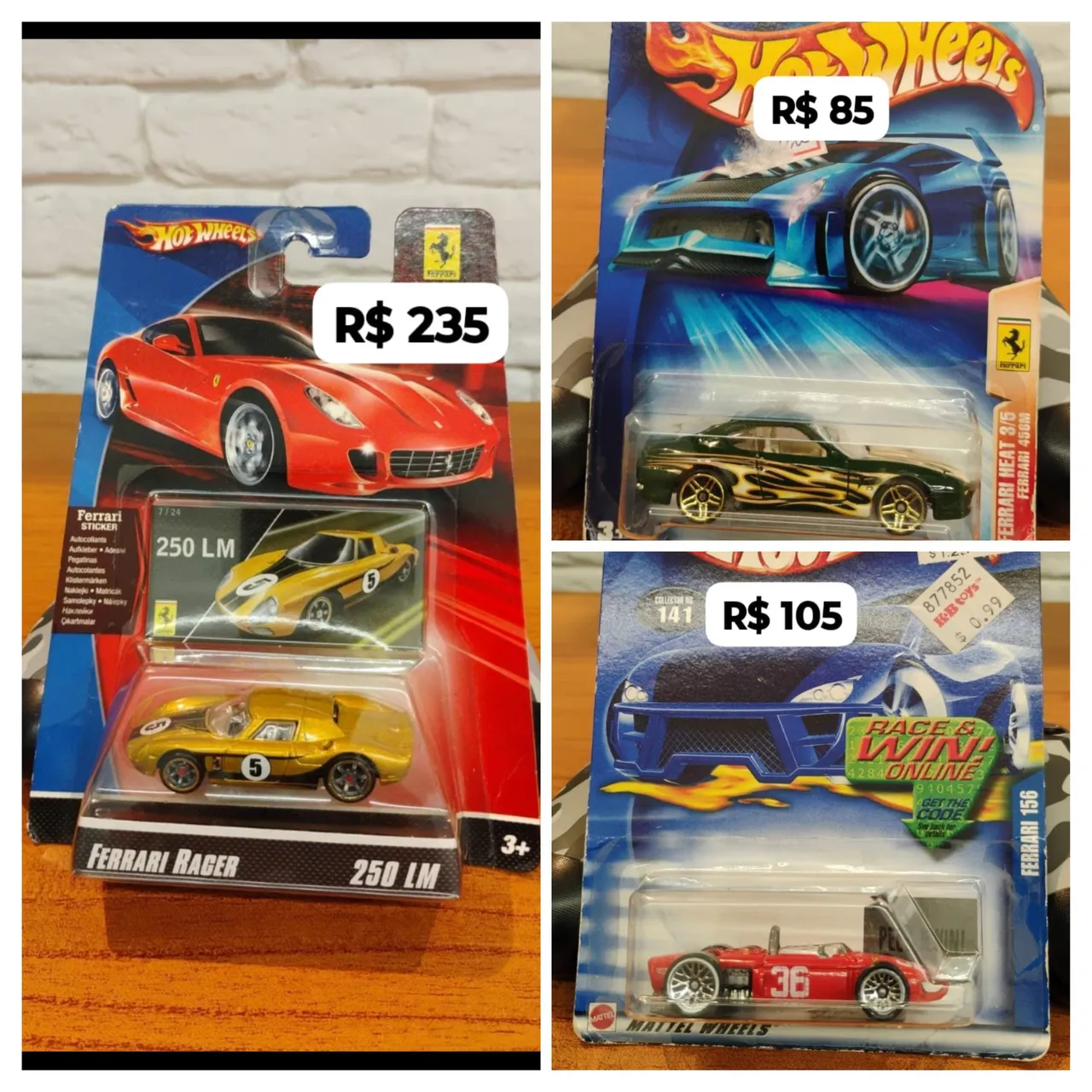 Hot Wheels Ferrari Coleção - Diversos Modelos