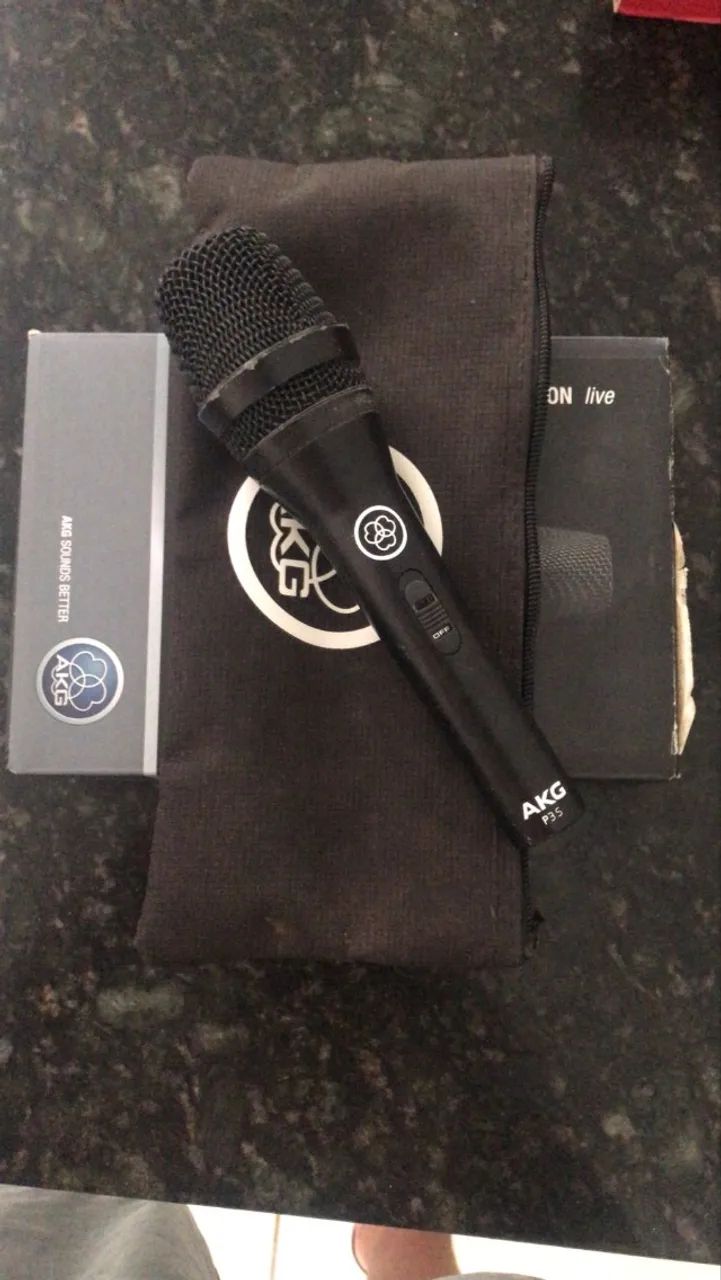 Microfone p3s akg 