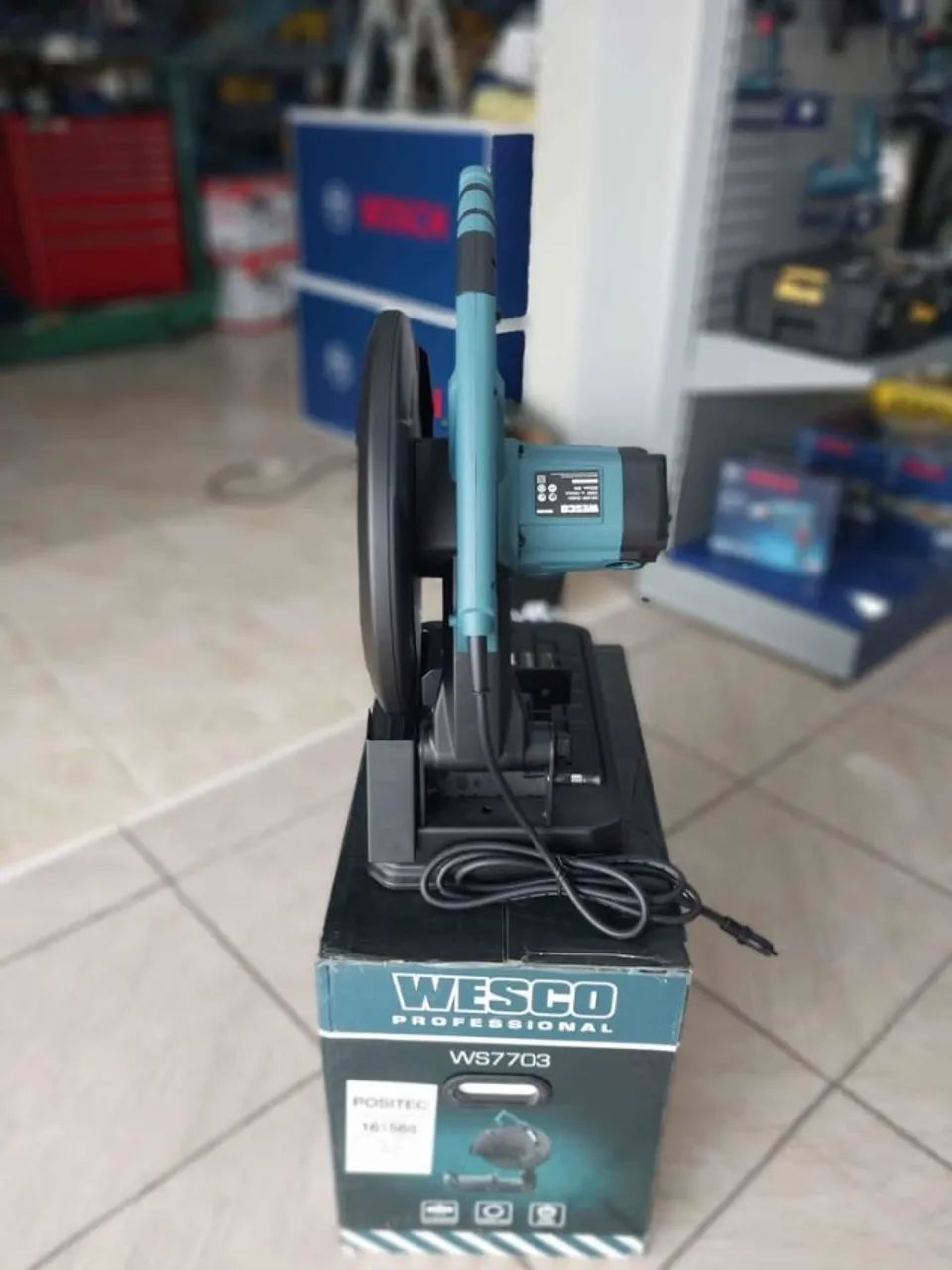 Serra Policorte 14 polegadas Profissional 2300w 220v - Wesco - Foto 3