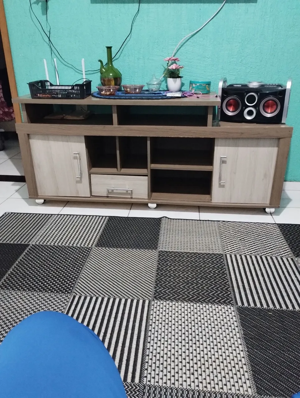 Rack para TV com design moderno