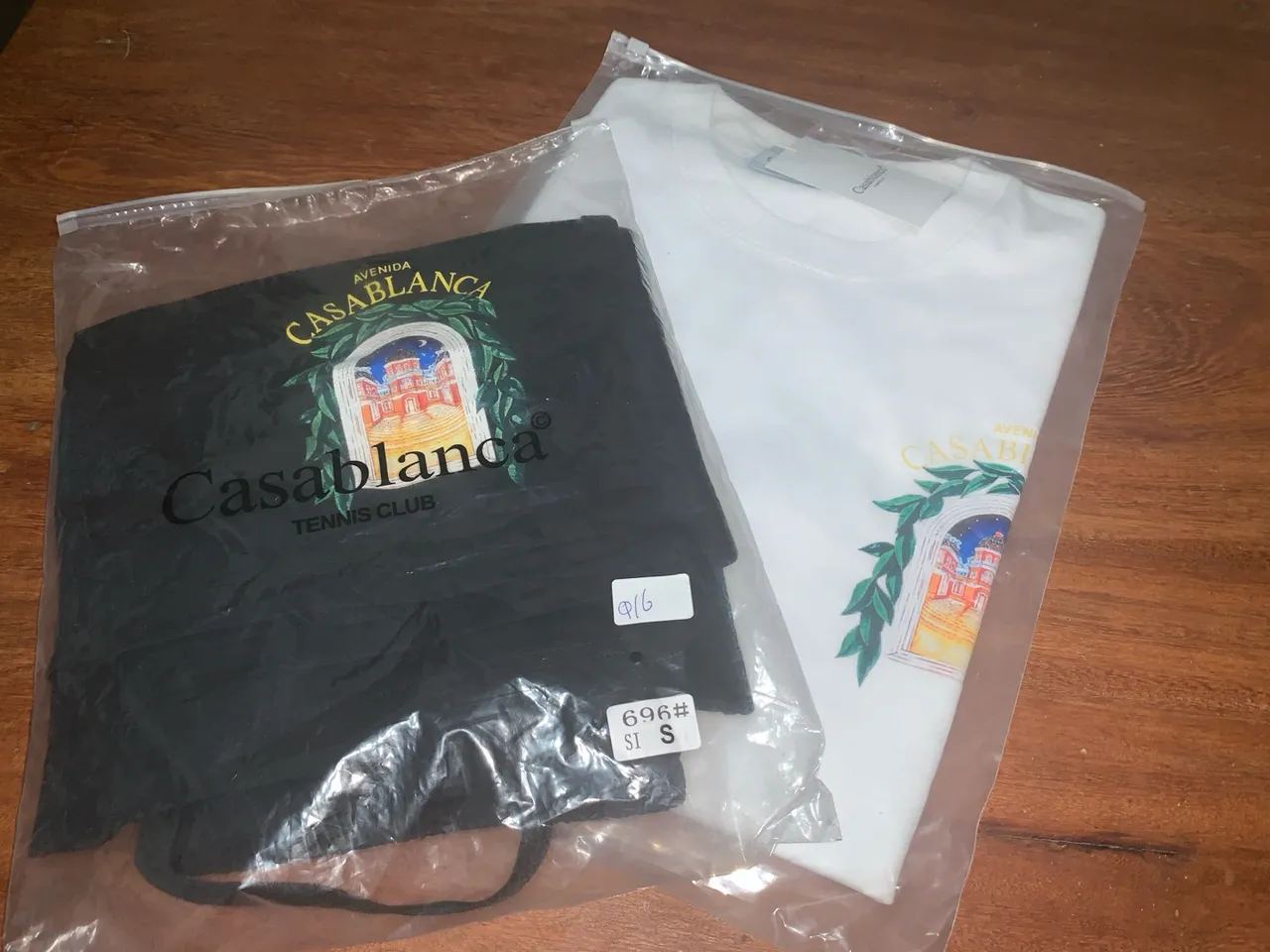 Kit Camiseta Casablanca Tennis Club e short - Branca - Tamanho S