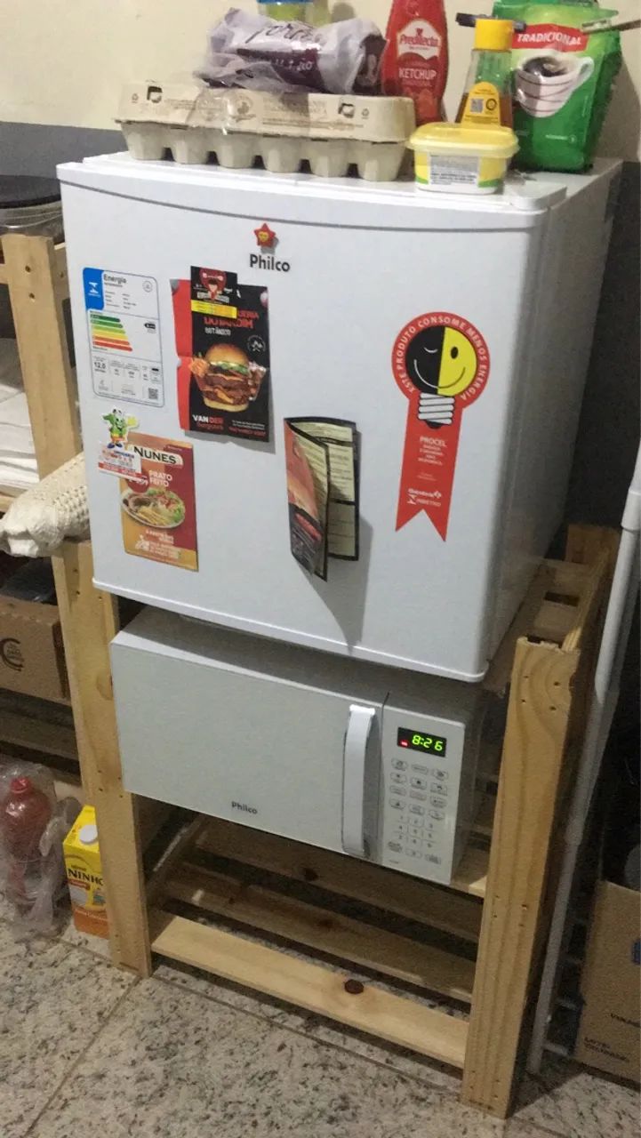 Geladeira Philco e Micro-ondas