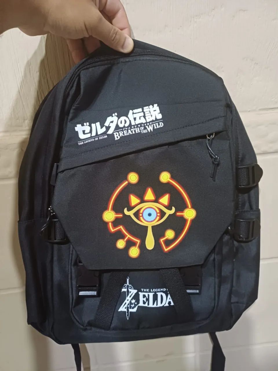 Mochila the Legend of Zelda Tears Kingdom Para Estudantes Bolsas Multiuso - Foto 2