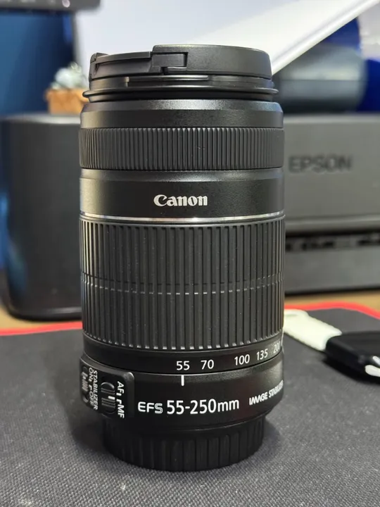 Lente Canon EF-S 55-250 + Filtro UV