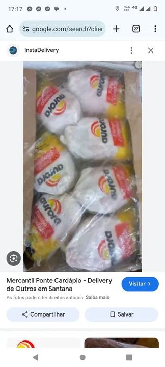 Caixa de Frango 20KG aurora