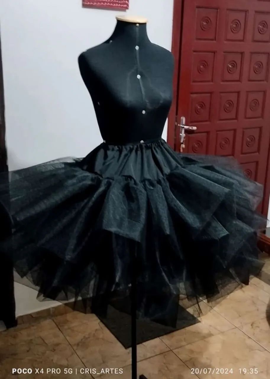 Saia tule filó modelo armação  - Foto 2