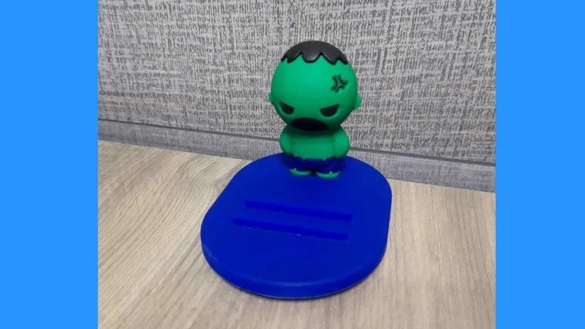 SUPORTE DE MESA PARA CELULAR SÉRIE MARVEL HULK original - Foto 2