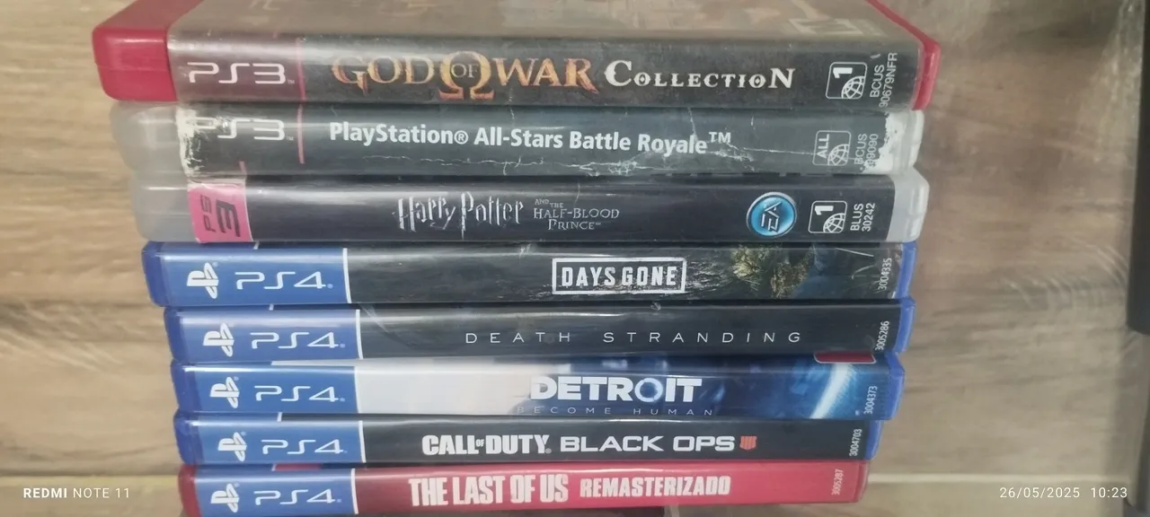 Jogos PS3 e PS4 - God of War, The Last of Us, etc