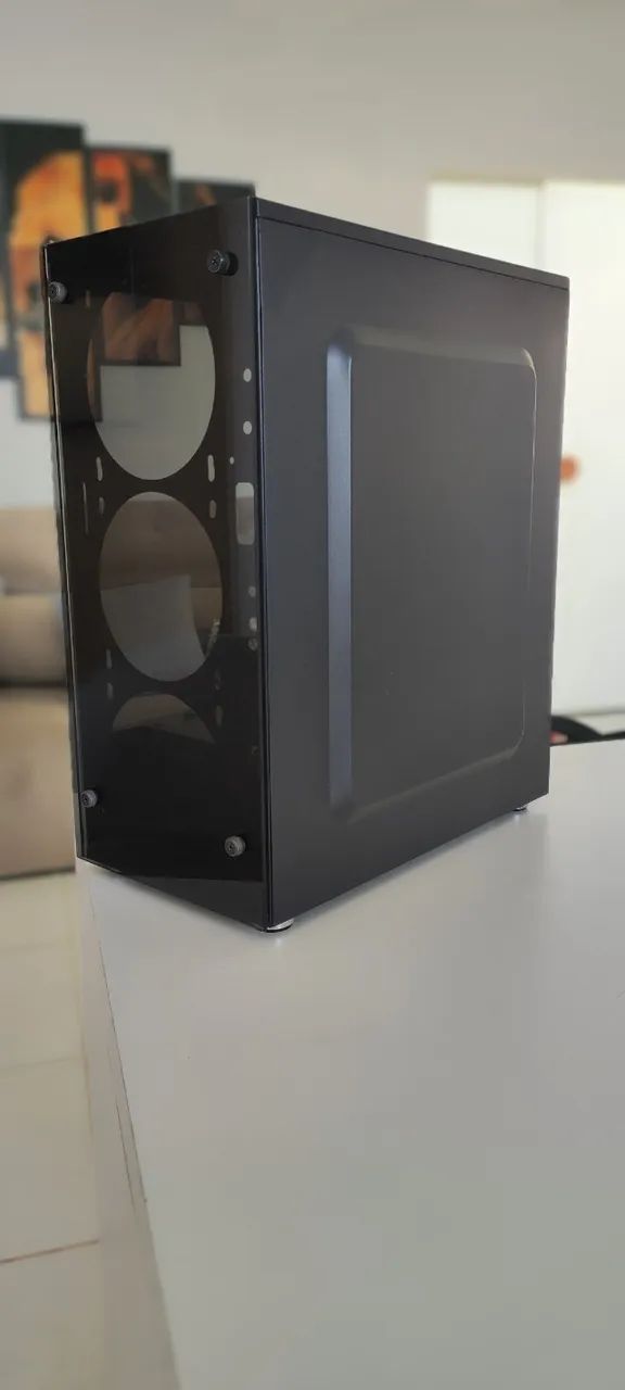 Vendo gabinete seminovo junto com 2 cooler RGB da rise  - Foto 3
