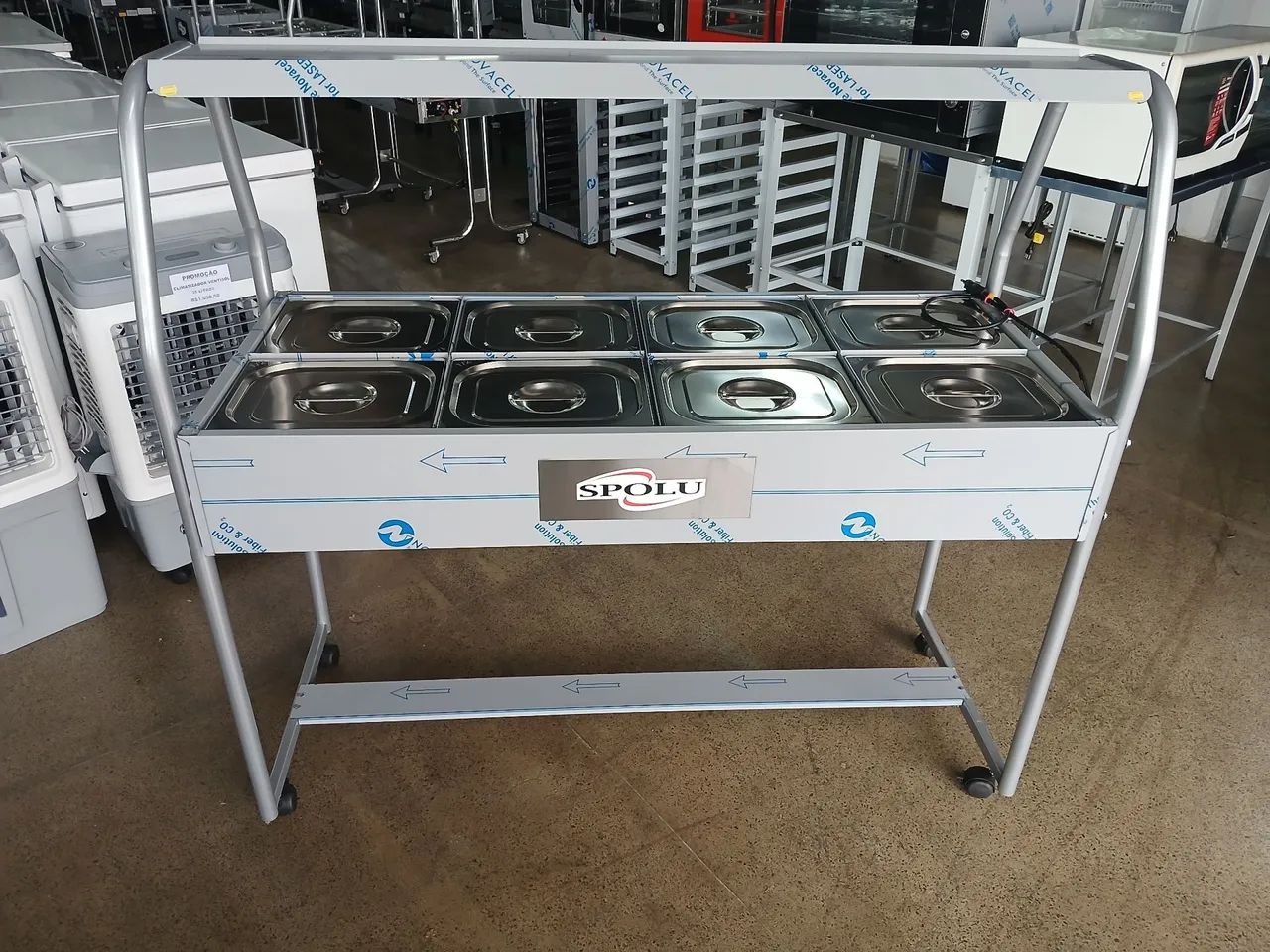 Buffet Térmico Spolu 8 Cubas Para Restaurantes 