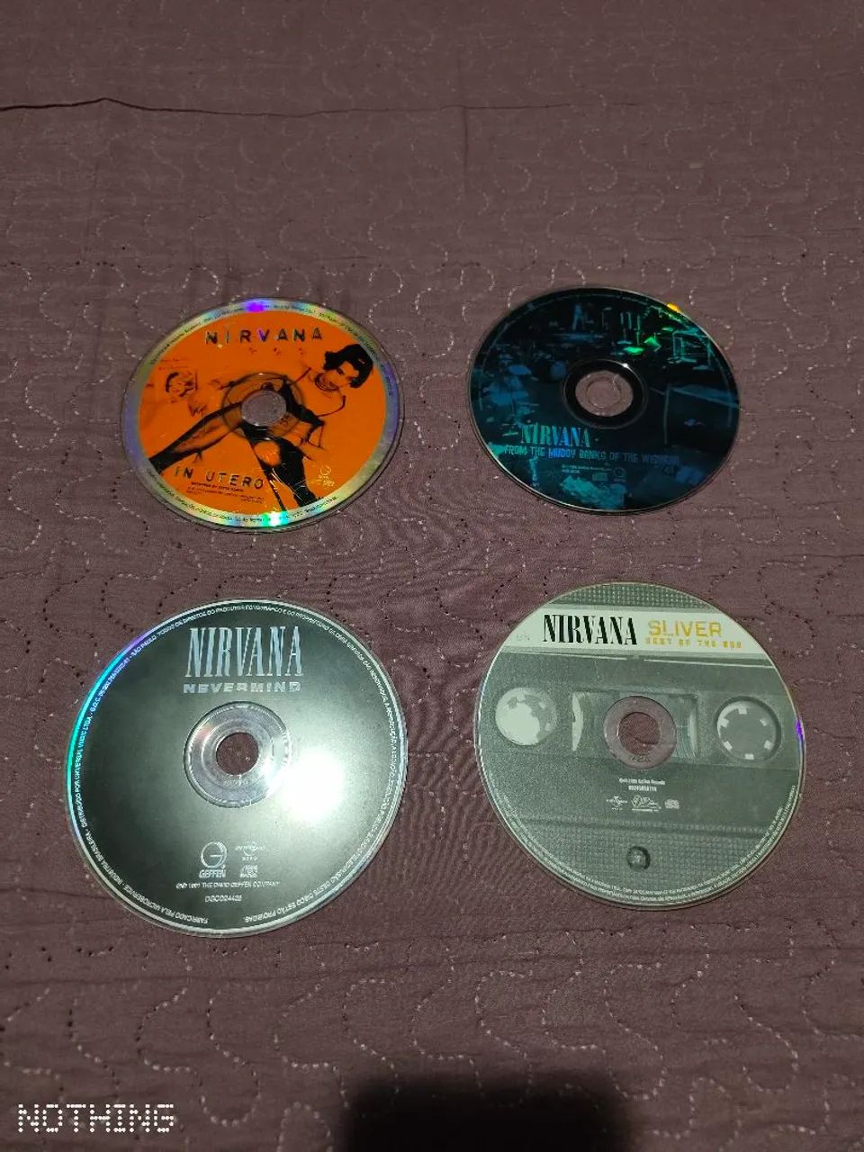 Nirvana 4x Álbuns sem Covers / Capas | Álbuns em EXCELENTE CONSERVAÇÃO