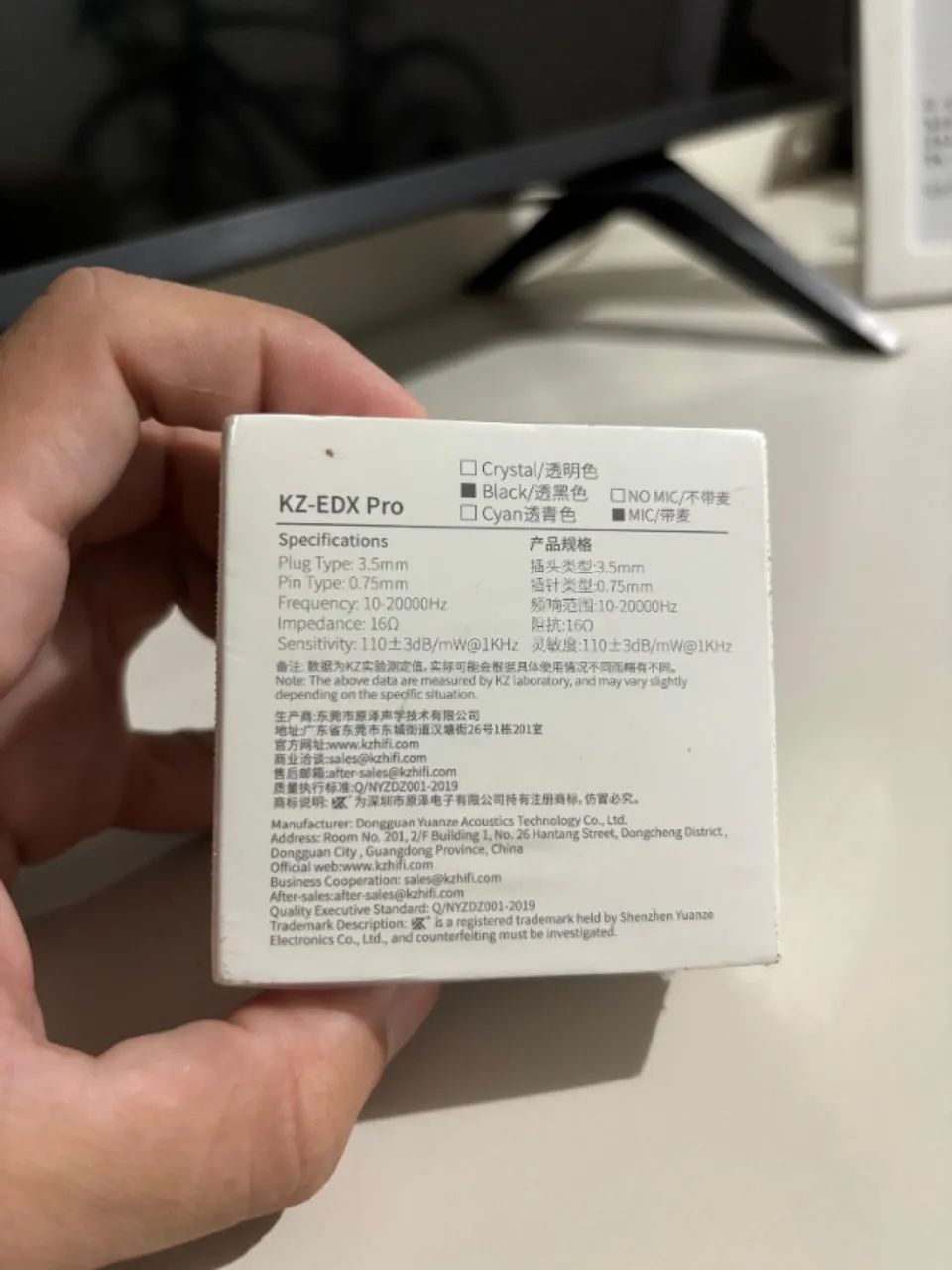 FONE KZ EDX PRO - ORIGINAL, NOVO E LACRADO - Foto 4