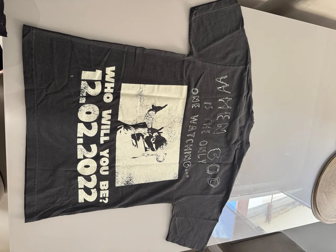 Camiseta Metro Boomin 2022 Heroes & Villains Tour Rap Cinza Preta M Média - Foto 2