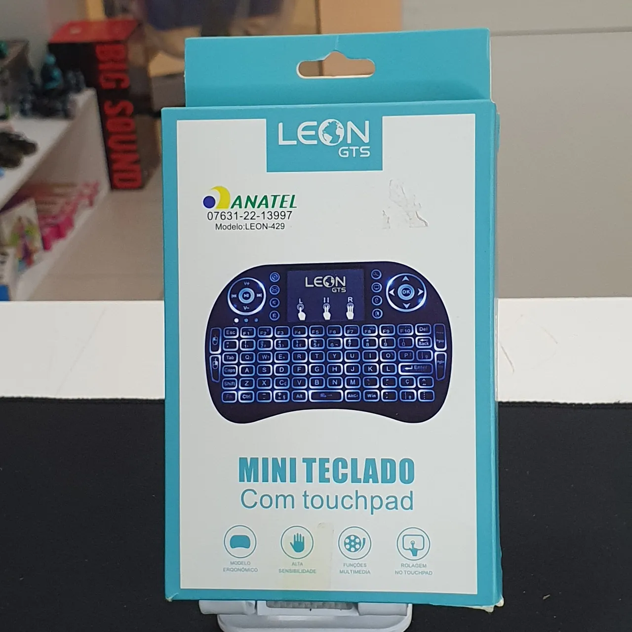 Mini Teclado com Touchpad Leon GTS