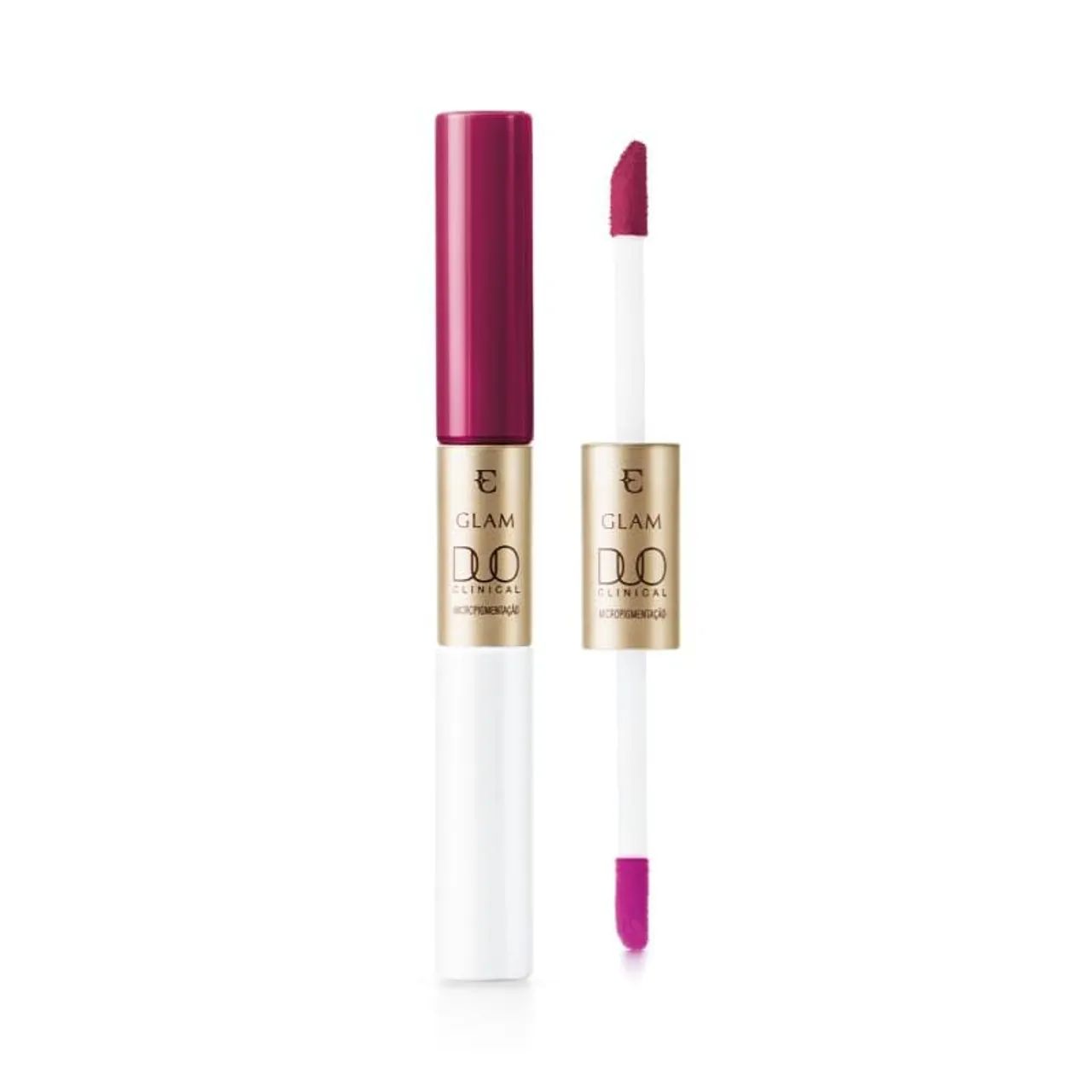 Batom Liquido Glam Duo Clinical Eudora 3,5g