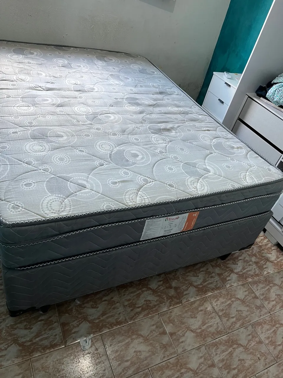 Cama box casal