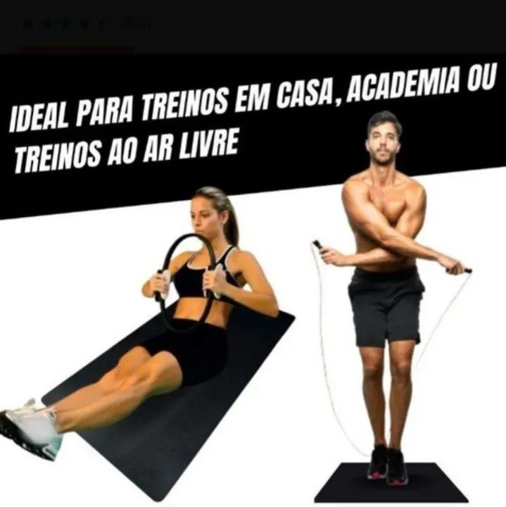 Colchonete Dobrável Para Exercícios de Academia, Yoga e Treinar em Casa - Foto 6