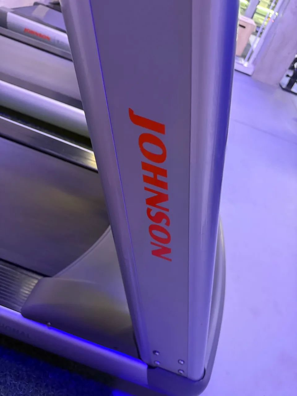 Esteiras profissionais marca jogson com inclinação ,estão montadas no local .