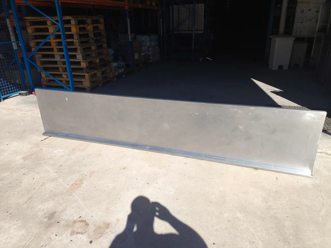 Prateleira de aço inox para restaurante 3,10m de comprimento por 60cm de profundidade  - Foto 3