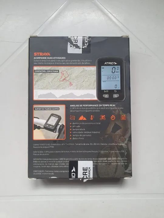 Ciclismo Ciclocomputador Atrio GPS Iron <br>31091s - Foto 5