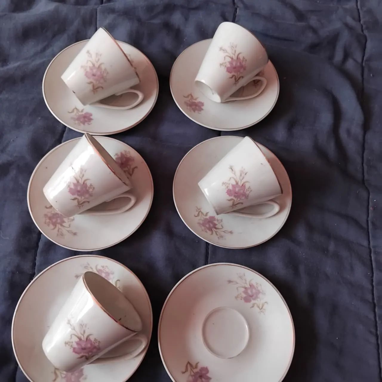 5 xícaras de café porcelana  - Foto 2