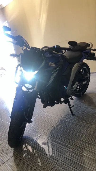 Yamaha Fazer FZ 25Azul - quilometragem BAIXÍSSIMA ! Moto de Garagem  - Foto 7