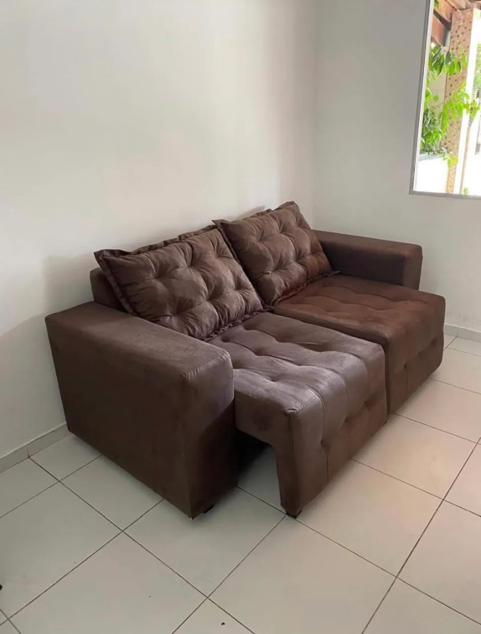 SOFÁ NOVO RETRÁTIL DE FÁBRICA 
