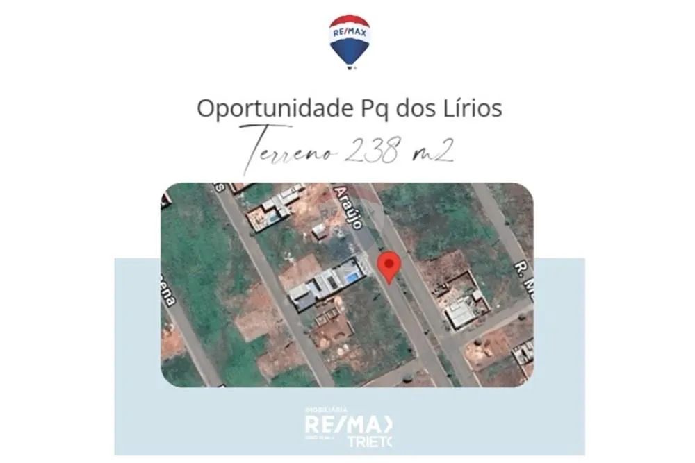 TERRENO NO PARQUE DOS LÍRIOS