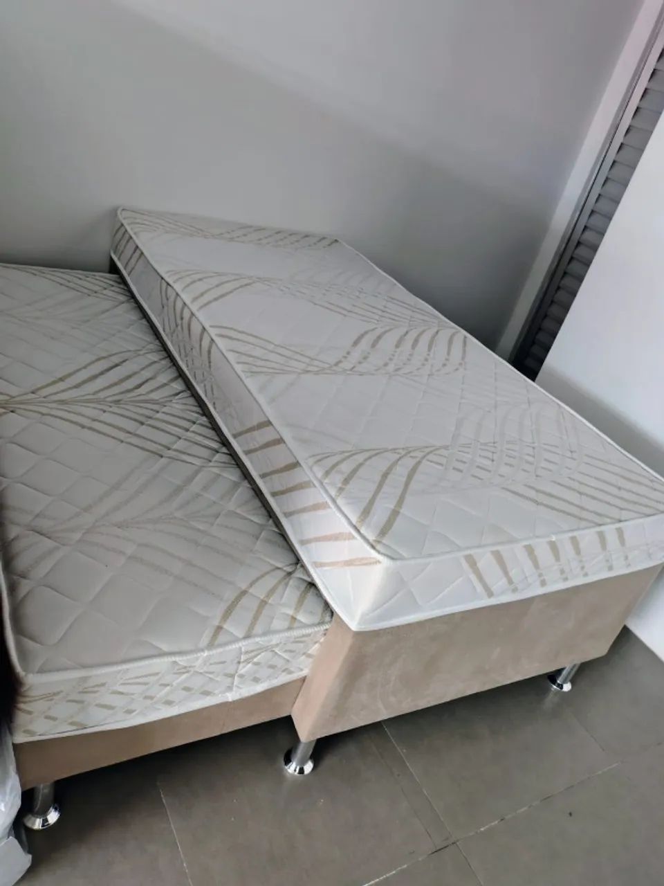 BICAMA SOLTEIRO MOLAS ENSACADAS COM TECIDO SUPER MACIO E CONFORTÁVEL